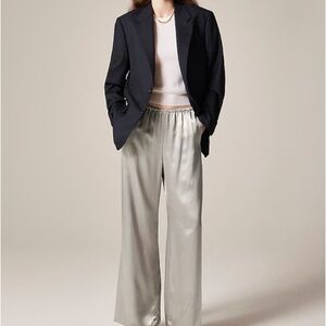 NWT J. CREW "Cosmo" Women's Pant Luster Charmeuse PS Petite Small